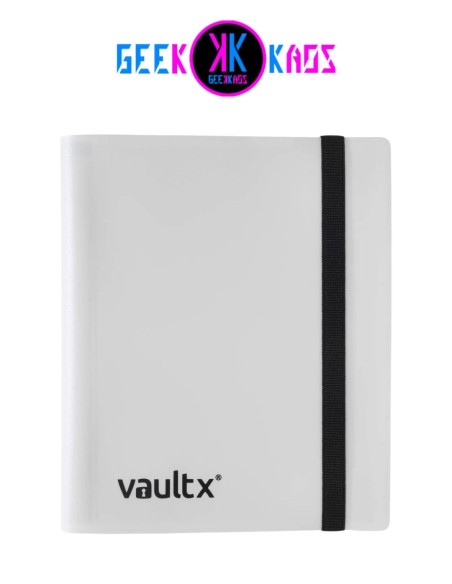 ALBUM TCG - WHITE - 4 POCKET - 160 CARTAS - VAULT X