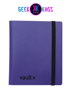 ALBUM TCG - PURPLE - 4 POCKET - 160 CARTAS - VAULT X