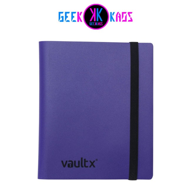 ALBUM TCG - PURPLE - 4 POCKET - 160 CARTAS - VAULT X