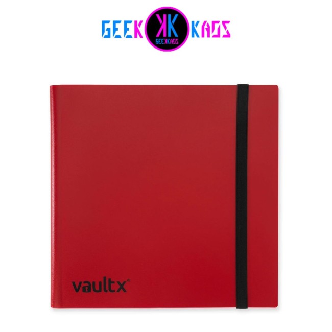ALBUM TCG - RED - 12 POCKET - 480 CARTAS - VAULT X
