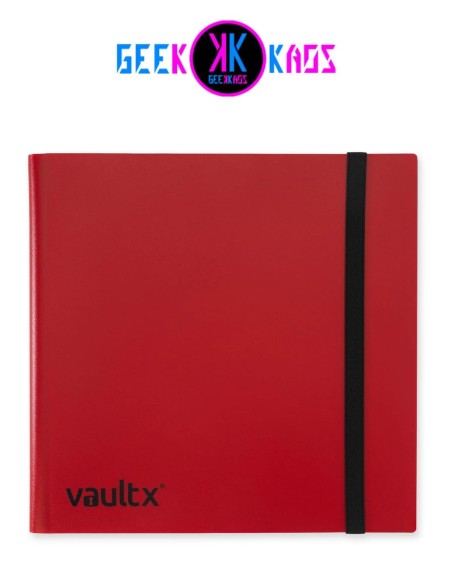 ALBUM TCG - RED - 12 POCKET - 480 CARTAS - VAULT X