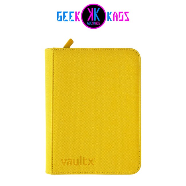 ALBUM TCG - SUNRISE YELLOW - 4 POCKET - 160 CARTAS - VAULT X