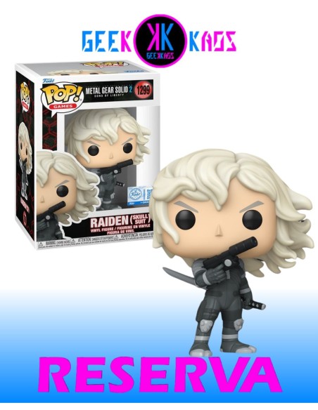 FUNKO POP! - METAL GEAR SOLID - RAIDEN (SKULL SUIT) 1299 (SE)