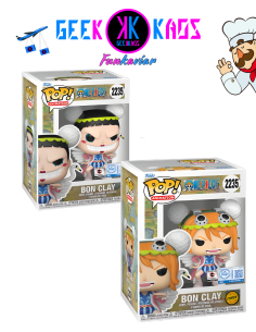 FUNKO POP! - ONE PIECE - BON CLAY 2235 BUNDLE (CHALICE PRE-RELEASE STICKER)