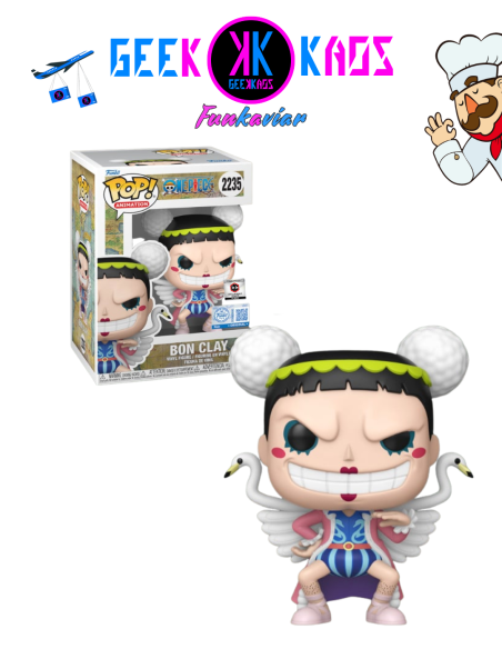FUNKO POP! - ONE PIECE - BON CLAY 2235 ( CHALICE PRE-RELEASE STICKER )
