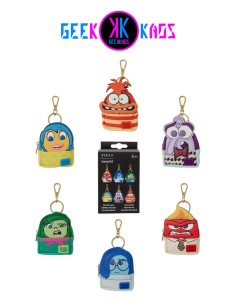 BLIND BOX - INSIDE OUT - MINI MOCHILA LLAVERO MYSTERY - LOUNGEFLY
