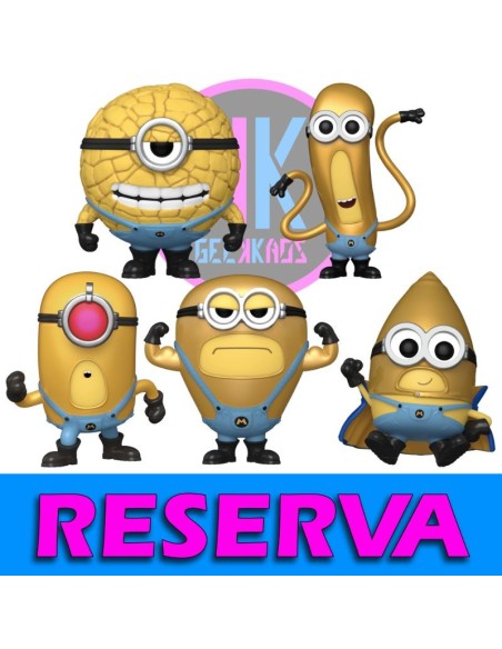 5-PACK - DESPICABLE ME 4 -  DAVE 1553, GUS 1554, JERRY 1555, MEL 1556, TIM 1557 5-PACK - DESPICABLE ME 4 -  DAVE 1553, GUS 1554, JERRY 1555, MEL 1556, TIM 1557