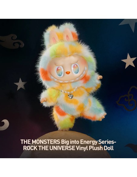 POP MART - THE MONSTERS - BIG INTO ENERGY SERIES - ROCK THE UNIVERSE PLUSH DOLL - 37 CM