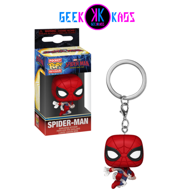 FUNKO POP! KEYCHAIN - SPIDER-MAN: BRAND NEW DAY - SPIDER-MAN