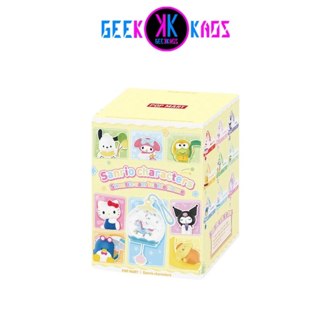 POP MART - HELLO KITTY & FRIENDS - SWEET DREAM BUBBLE HOUSE SERIES SCENE SET - 4 CM