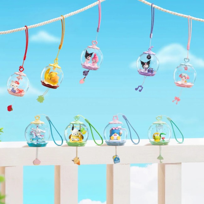 POP MART - HELLO KITTY & FRIENDS - SWEET DREAM BUBBLE HOUSE SERIES SCENE SET - 4 CM