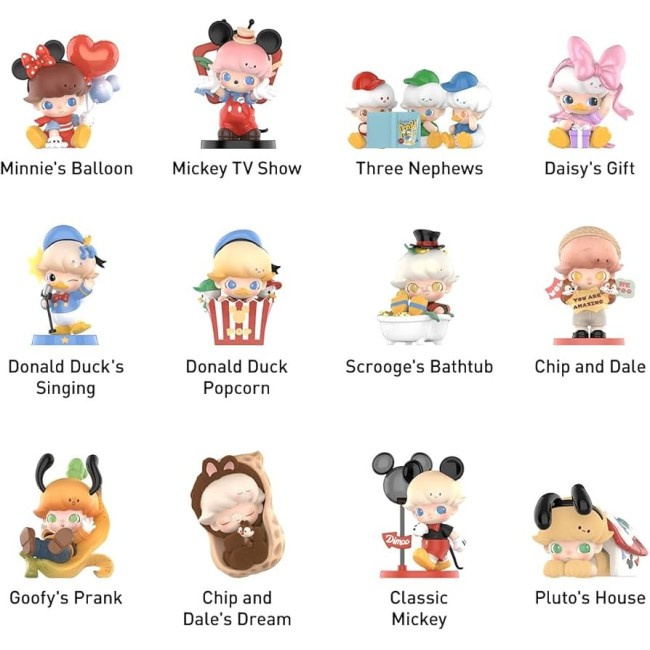POP MART - DIMOO WORLD X DISNEY SERIES FIGURES - 7-10 CM