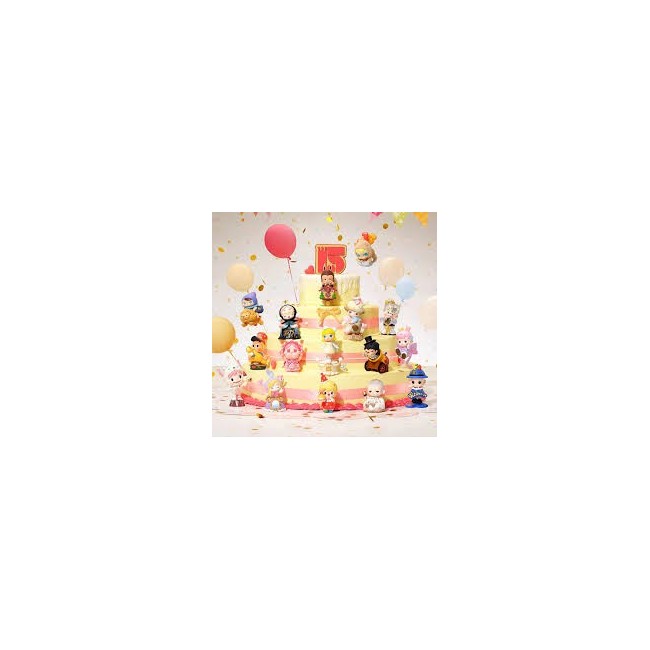POP MART - CELEBRATING THE MOMENT POP MART 15TH ANNIVERSARY SERIES FIGURES - 7-12 CM