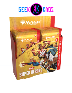 MAGIC: THE GATHERING - SUPER HEROES - COLLECTOR BOX DISPLAY (12 SOBRES) - INGLES