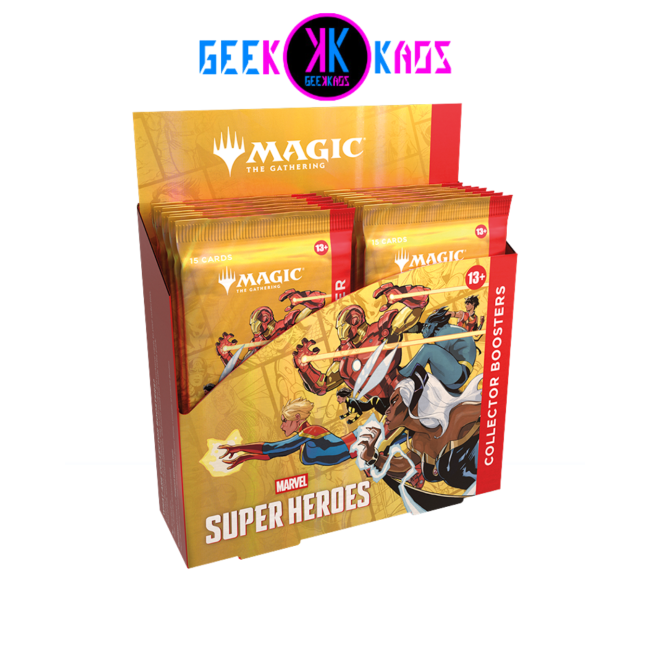 MAGIC: THE GATHERING - SUPER HEROES - COLLECTOR BOX DISPLAY (12 SOBRES) - INGLES