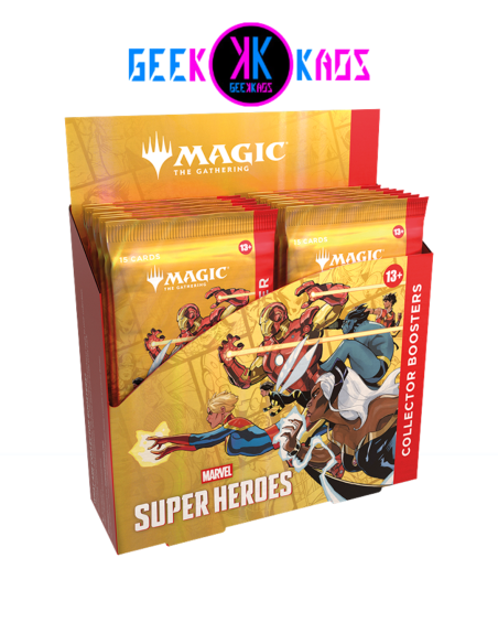 MAGIC: THE GATHERING - SUPER HEROES - COLLECTOR BOX DISPLAY (12 SOBRES) - INGLES