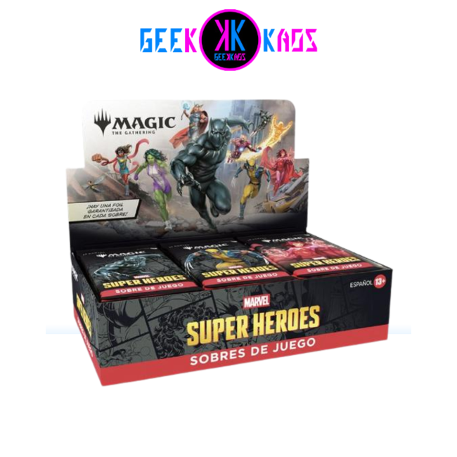 MAGIC: THE GATHERING - SUPER HEROES - SOBRES DE JUEGO (30 SOBRES) - ESPAÑOL