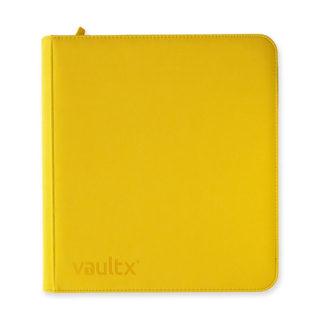 ALBUM TCG - SUNRISE YELLOW - 12 POCKET - 480 CARTAS - VAULT X