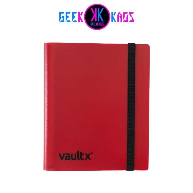 ALBUM TCG - RED - 4 POCKET - 160 CARTAS - VAULT X