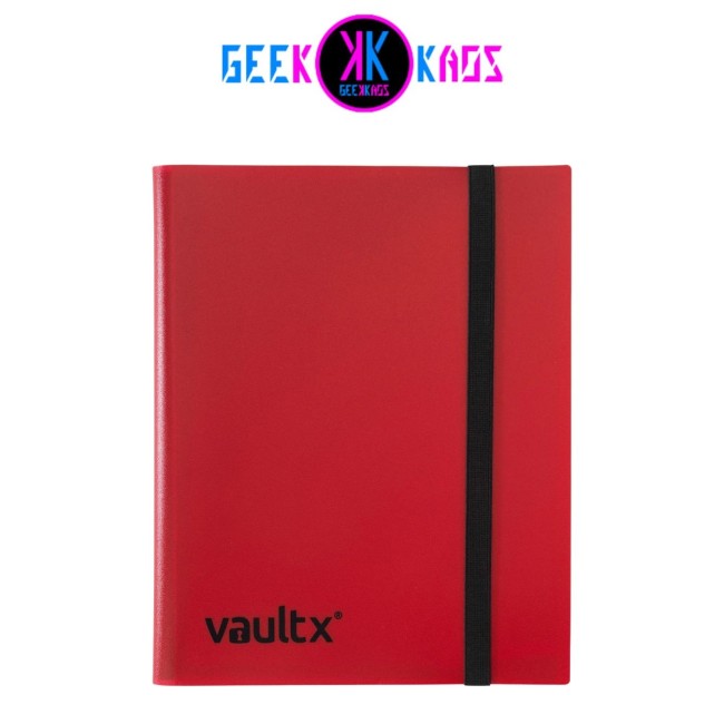 ALBUM TCG - RED - 9 POCKET - 360 CARTAS - VAULT X
