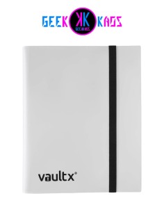 ALBUM TCG - WHITE - 9 POCKET - 360 CARTAS - VAULT X
