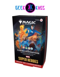 MAGIC: THE GATHERING - MARVEL HEROES - LOS CUATRO FANTASTICOS COMMANDER DECK - ESPAÑOL