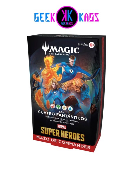 MAGIC: THE GATHERING - MARVEL HEROES - LOS CUATRO FANTASTICOS COMMANDER DECK - ESPAÑOL