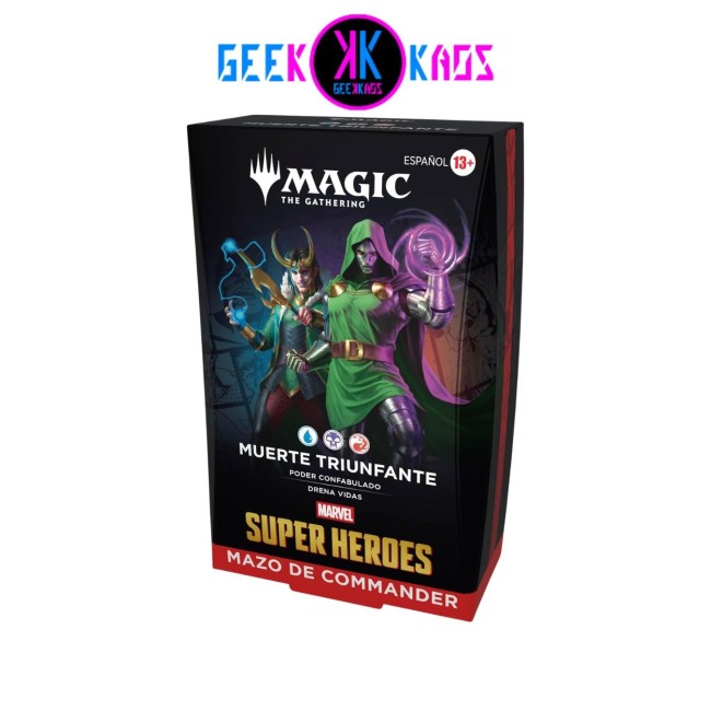 MAGIC: THE GATHERING - MARVEL HEROES - MUERTE TRIUNFANTE COMMANDER DECK - ESPAÑOL