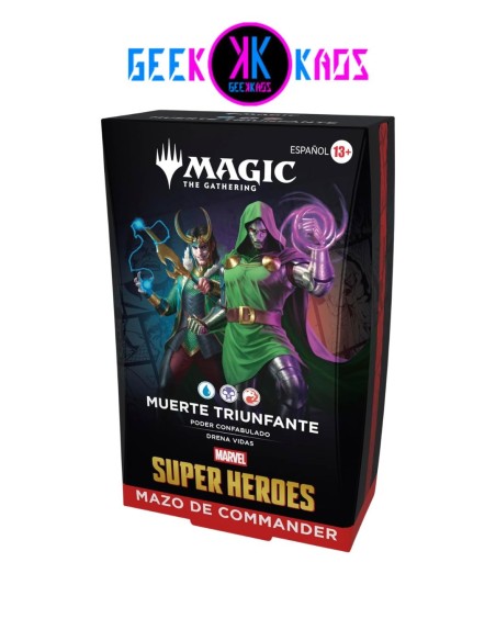 MAGIC: THE GATHERING - MARVEL HEROES - MUERTE TRIUNFANTE COMMANDER DECK - ESPAÑOL
