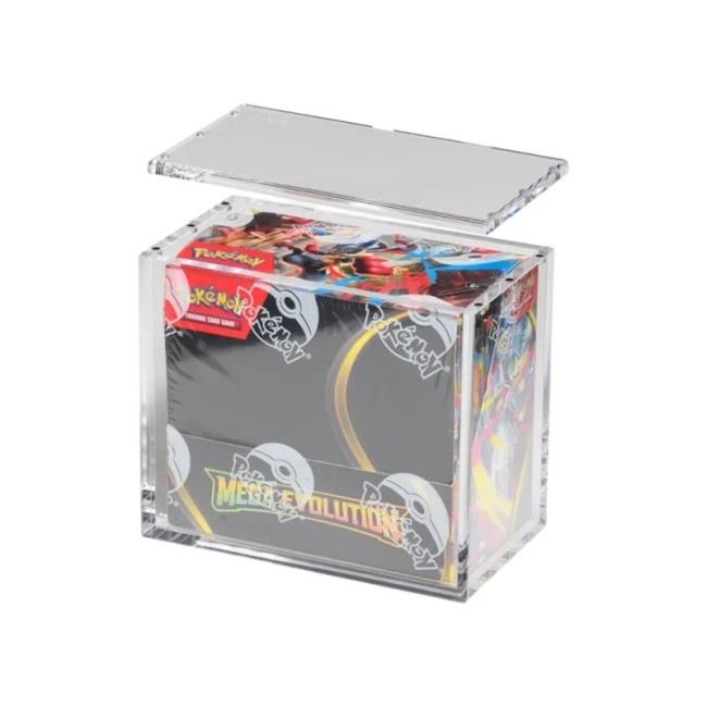 PROTECTOR TCG - POKEMON - PROTECTOR BOOSTER BOX METRACRILATO Y CIERRE IMANTADO - THE ACRYLIC BOX