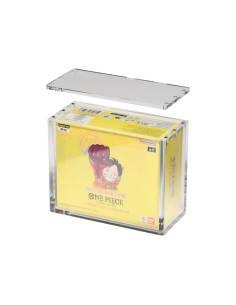 PROTECTOR TCG - ONE PIECE - PROTECTOR BOOSTER BOX METRACRILATO Y CIERRE IMANTADO (+OP04) - THE ACRYLIC BOX 2