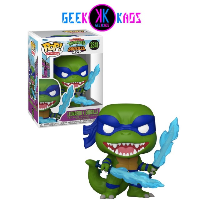 FUNKO POP! - TEENAGE MUTANT NINJA TURTLES X GODZILLA - LEONARDO X GODZILLA 2341