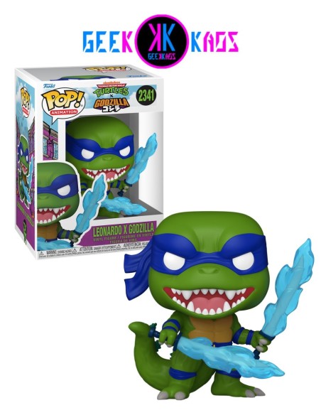 FUNKO POP! - TEENAGE MUTANT NINJA TURTLES X GODZILLA - LEONARDO X GODZILLA 2341