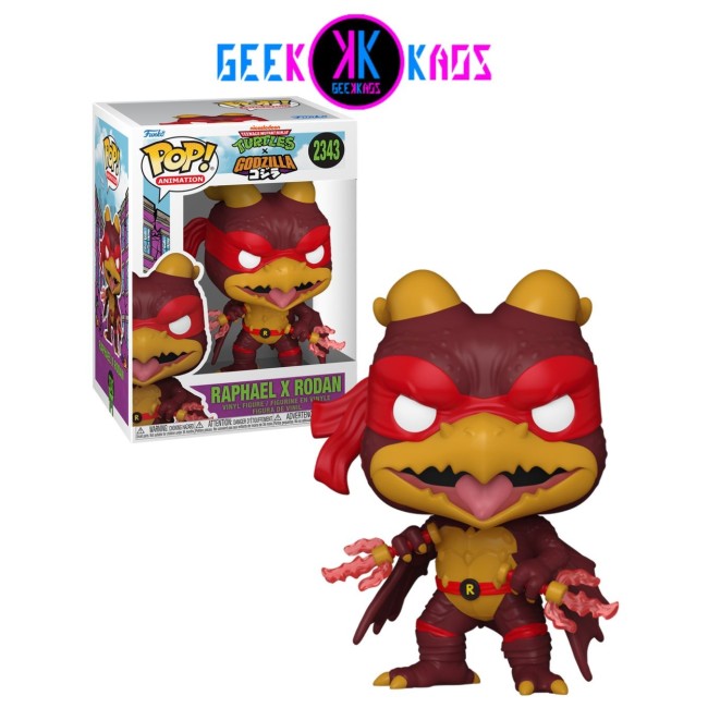 FUNKO POP! - TEENAGE MUTANT NINJA TURTLES X GODZILLA - RAPHAEL X RODAN 2343