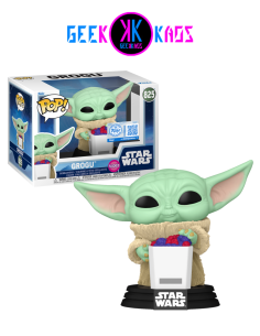 FUNKO POP! - STAR WARS -  GROGU 825 (SE) (FLOCKED)