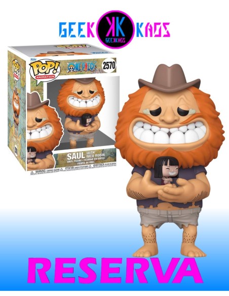 FUNKO POP! - ONE PIECE - SAUL WITH NICO ROBIN 2570 (SUPER SIZED)