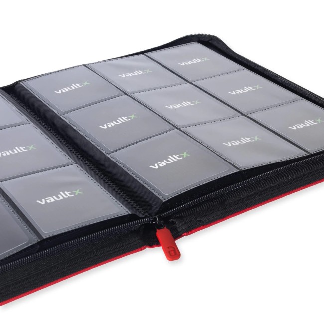 ALBUM TCG - FIRE RED - 9 POCKET - 360 CARTAS - VAULT X