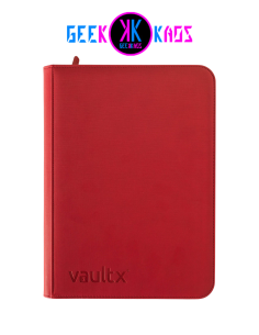 ALBUM TCG - FIRE RED - 9 POCKET - 360 CARTAS - VAULT X