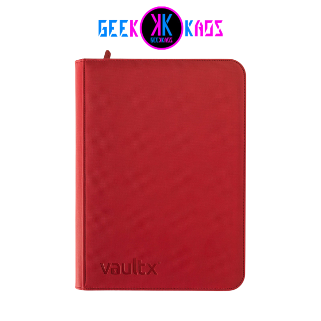 ALBUM TCG - FIRE RED - 9 POCKET - 360 CARTAS - VAULT X
