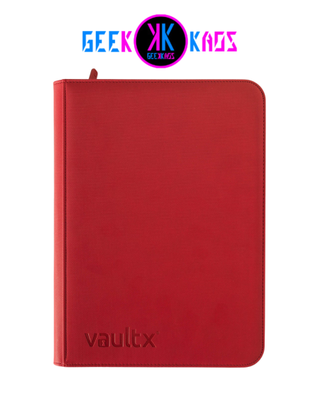 ALBUM TCG - FIRE RED - 9 POCKET - 360 CARTAS - VAULT X
