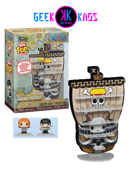 BITTY POP! DISPLAY - ONE PIECE - GOING MERRY (ZORO + NAMI)