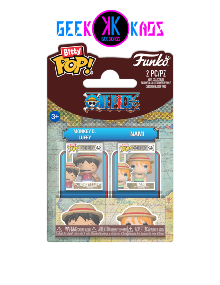 BITTY POP! - ONE PIECE - LUFFY & NAMI (2-PACK)