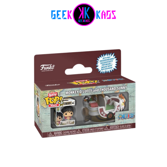 BITTY POP! RIDES - ONE PIECE - MONKEY D. LUFFY WITH THOUSAND SUNNY