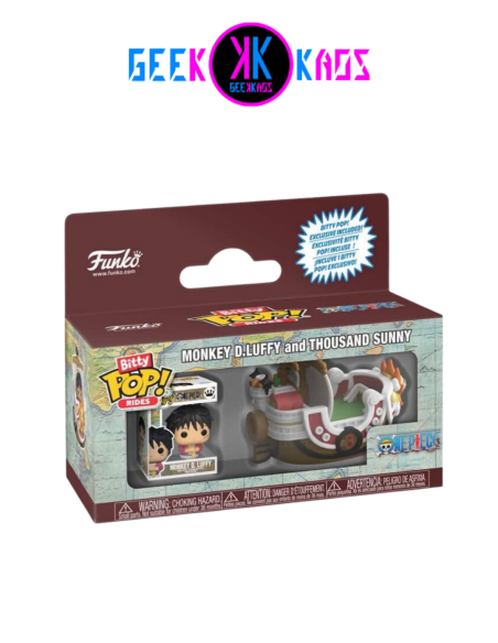 BITTY POP! RIDES - ONE PIECE - MONKEY D. LUFFY WITH THOUSAND SUNNY