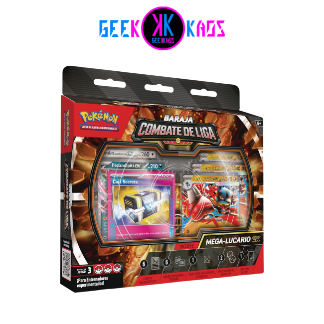 POKEMON TCG - BATTLE DECK MEGA LUCARIO EX - ESPAÑOL