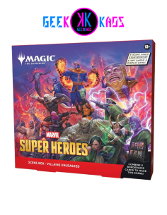 MAGIC: THE GATHERING - SUPER HEROES - SCENE BOX DISPLAY - VILLAINS UNLEASHED - INGLES