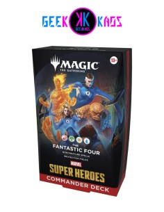 MAGIC: THE GATHERING - MARVEL HEROES - FANTASTIC FOUR COMMANDER DECK - INGLES