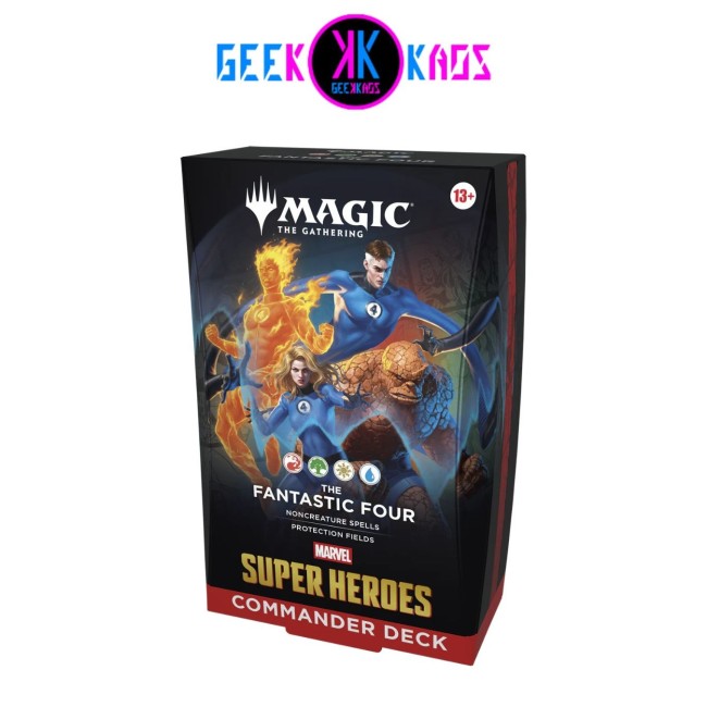 MAGIC: THE GATHERING - MARVEL HEROES - FANTASTIC FOUR COMMANDER DECK - INGLES