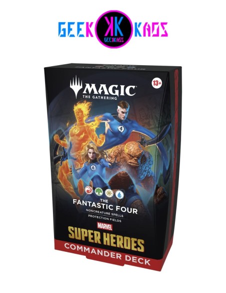 MAGIC: THE GATHERING - MARVEL HEROES - FANTASTIC FOUR COMMANDER DECK - INGLES