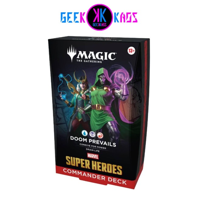 MAGIC: THE GATHERING - MARVEL HEROES - DOOM PREVAILS COMMANDER DECK - INGLES